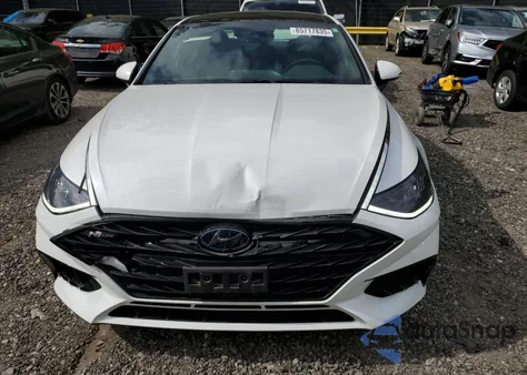 2022 Hyundai Sonata N Line z USA, uszkodzony, nr VIN 5NPEK4JC1NH142254